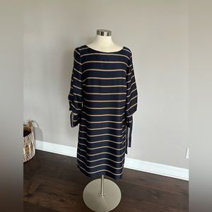 NWTs Banana Republic Classic Shift Dress with Tie Sleeve